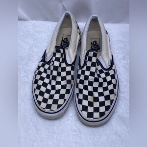 Vans Classic Slip-On checkerboard canvas shoes Size W10 Or Men’s 8.5